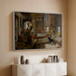 The Harem, 1876 - Floater Framed Canvas Print