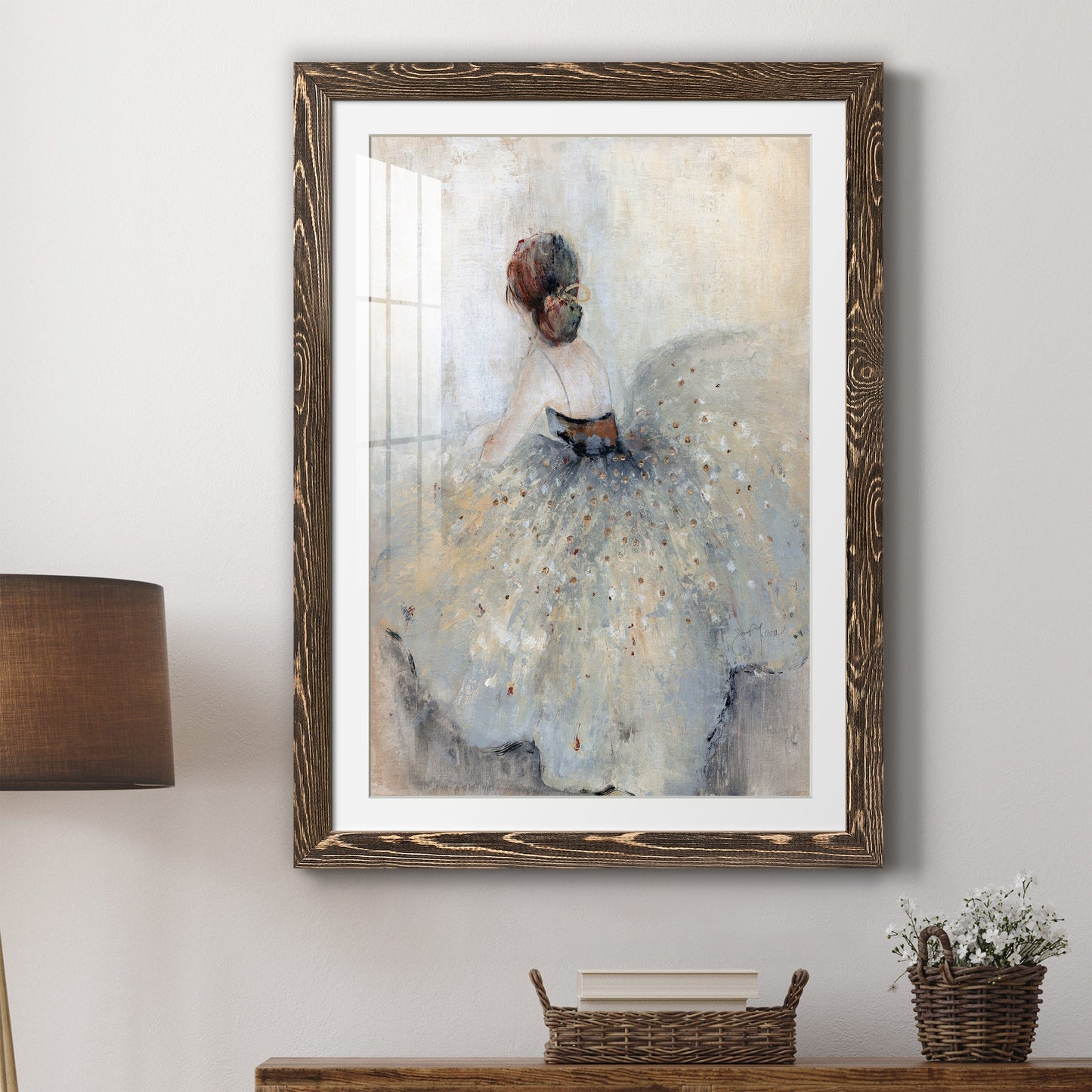 At A Glance - Premium Framed Print - Distressed Barnwood Frame - Ready to Hang