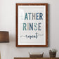 Lather Rinse Repeat - Premium Framed Print - Distressed Barnwood Frame - Ready to Hang