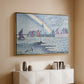 Entrance to the Port of Honfleur, 1899 - Floater Framed Canvas Print
