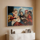 Mary and Child with Saints Stephen, Jerome and Maurice, c. 1510 - Floater Framed Canvas Print