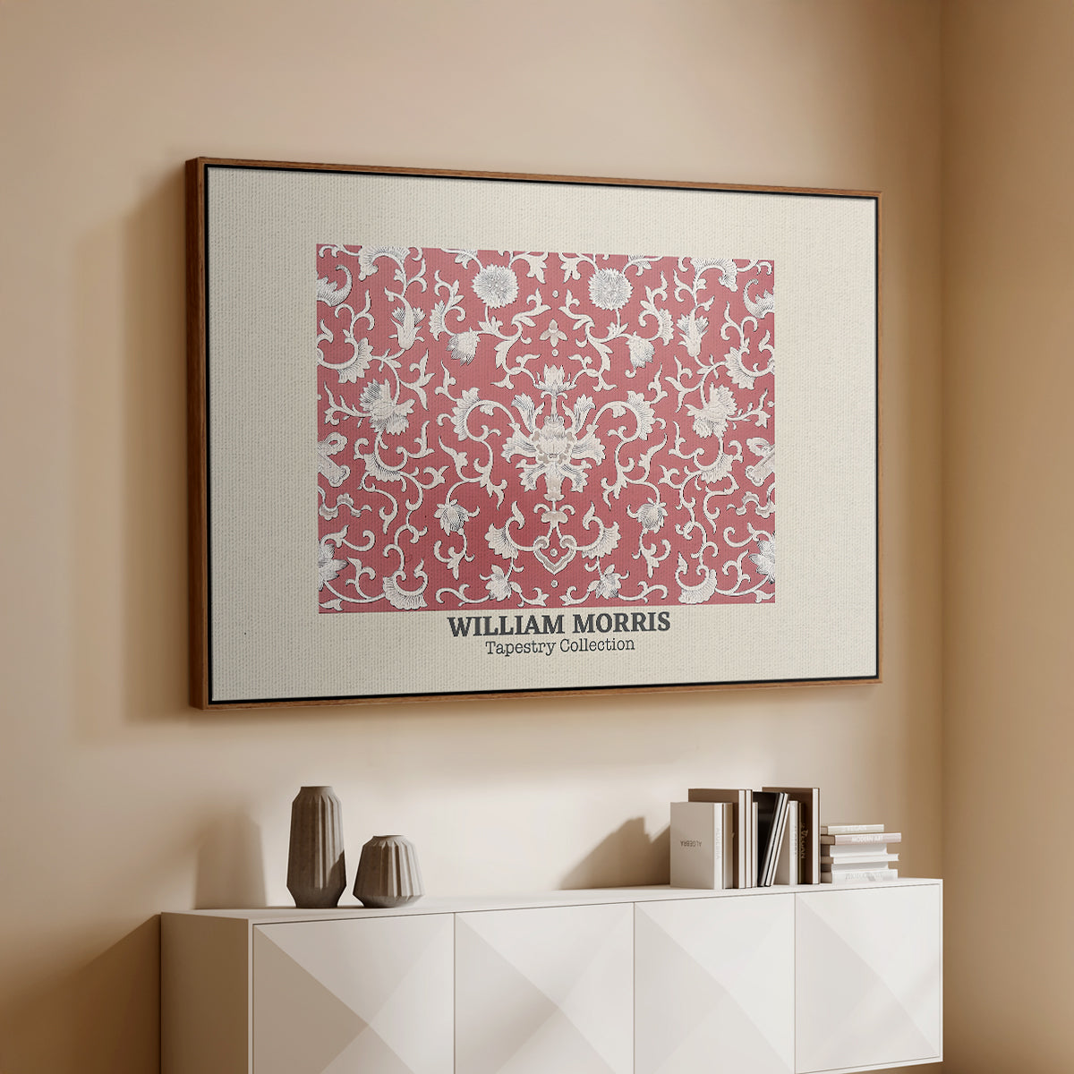 Examples of Chinese Ornament, Pl. XCV (Morris Inspired), 1867 - Floater Framed Canvas Print