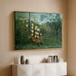 Fight Between a Tiger and a Buffalo, 1908 - Floater Framed Canvas Print
