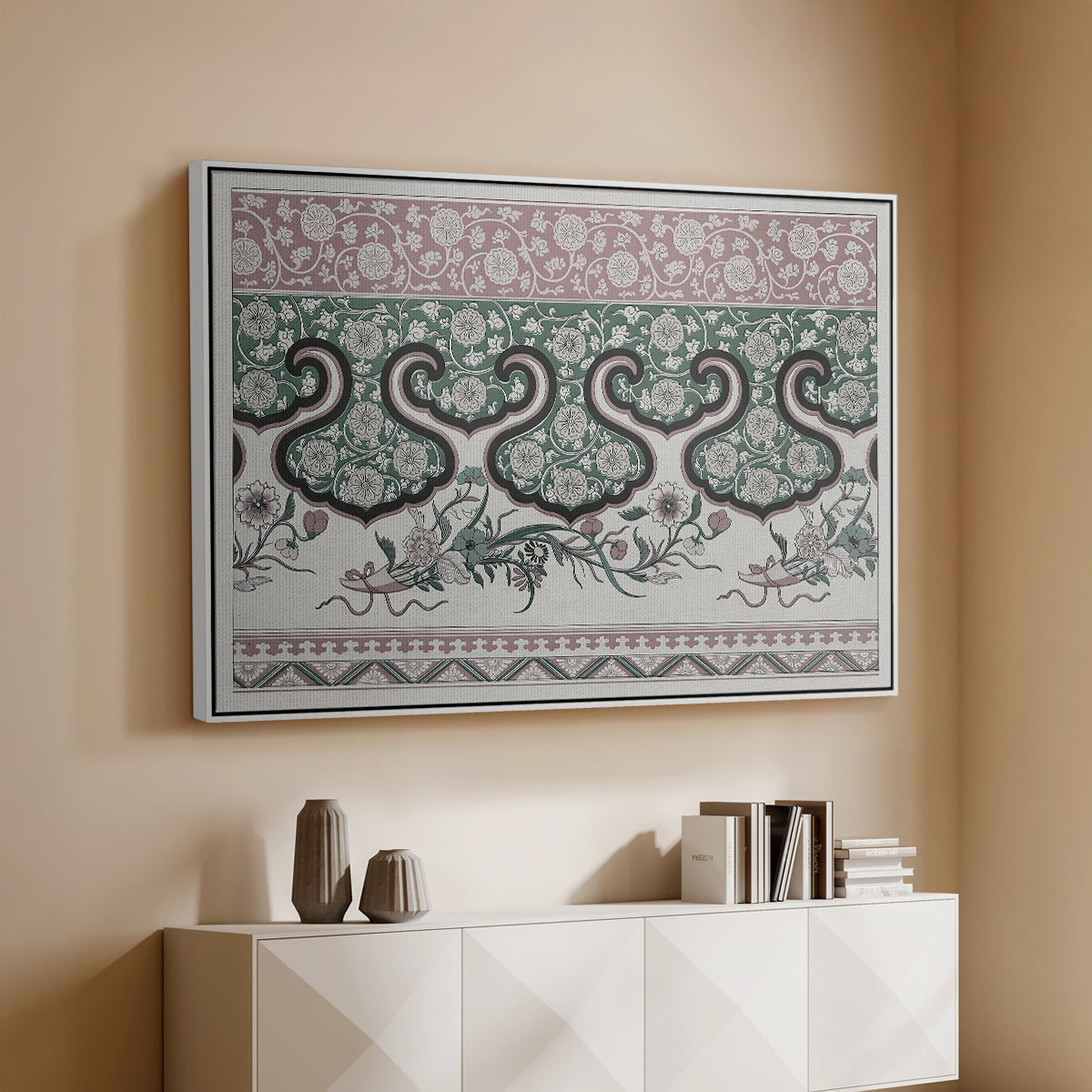 Examples of Chinese Ornament, Pl. LXXVI, 1867 - Floater Framed Canvas Print