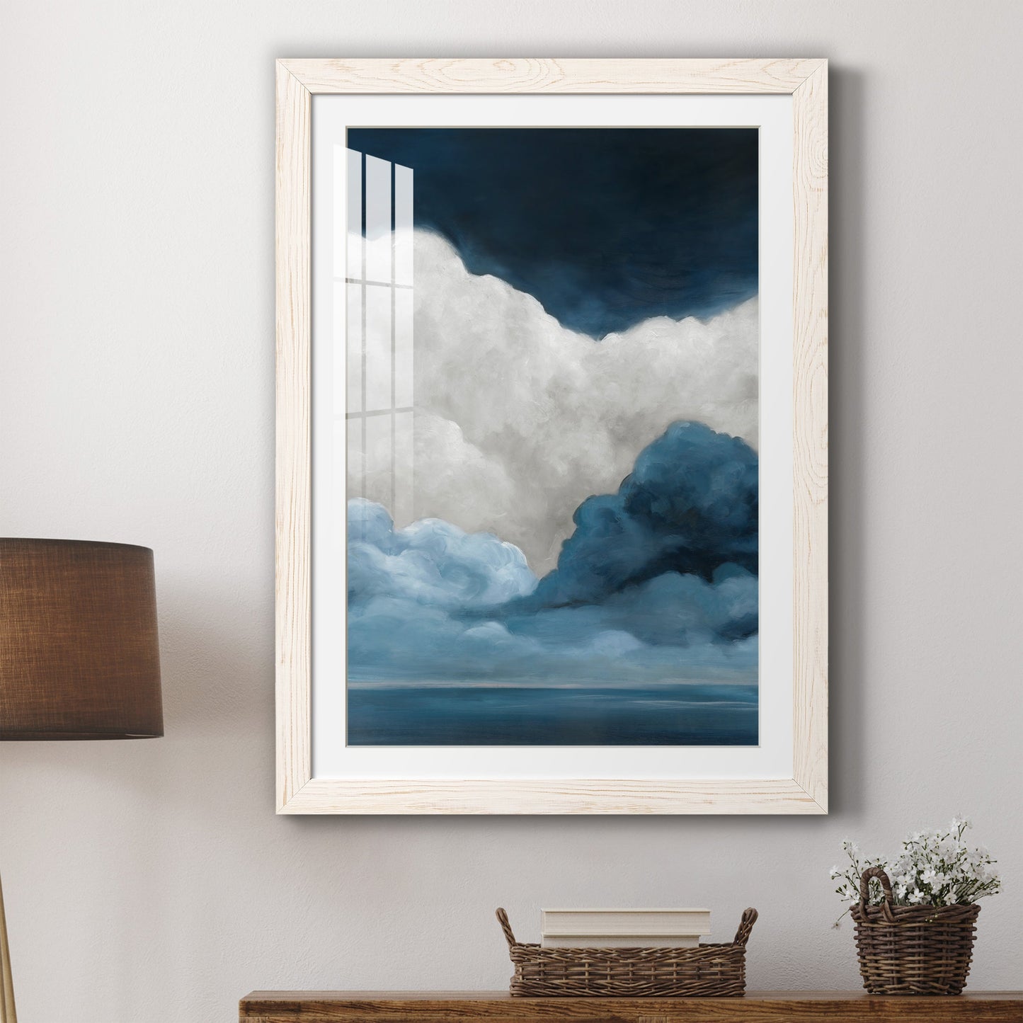 Nature's Drama I - Premium Framed Print - Distressed Barnwood Frame - Ready to Hang