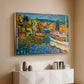 Study for Autumn Landscape with Boats, 1908 - Floater Framed Canvas Print