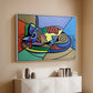 A Dog Named Picasso - Floater Framed Canvas Print