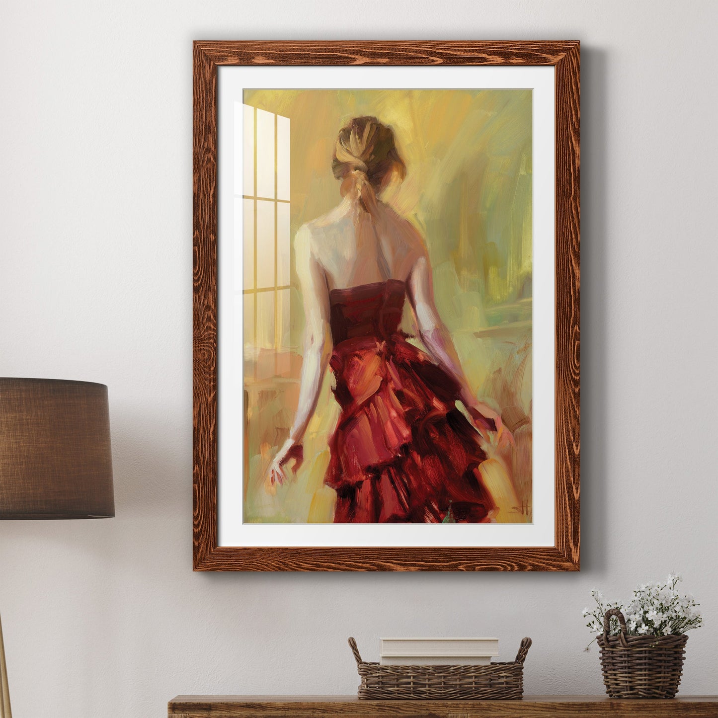 Copper Reflection - Premium Framed Print - Distressed Barnwood Frame - Ready to Hang