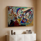 Fragment 2 for Composition VII, 1913 - Floater Framed Canvas Print