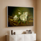 Magnolias on Gold Velvet Cloth, c. 1888-1890 - Floater Framed Canvas Print