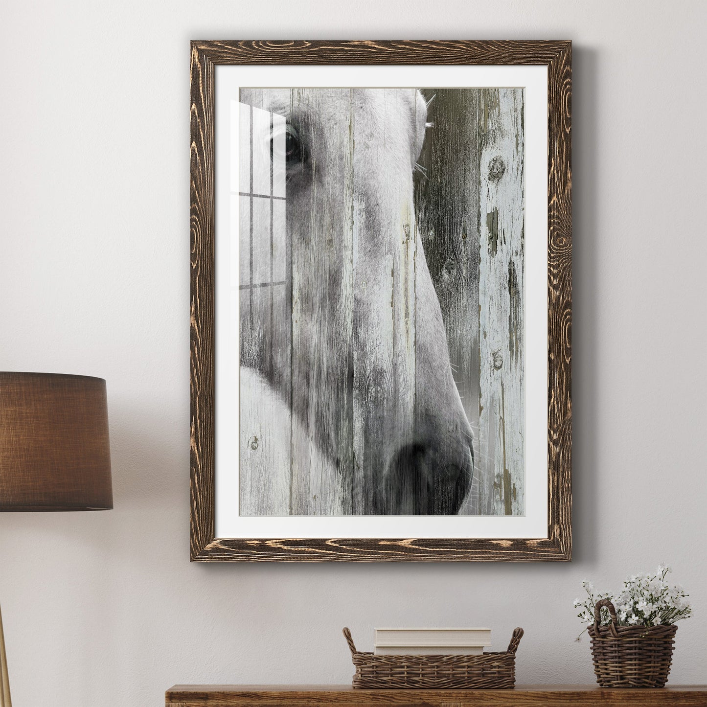 Contemplation - Premium Framed Print - Distressed Barnwood Frame - Ready to Hang