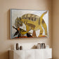 Cat Eating a Bird, 1939 - Floater Framed Canvas Print