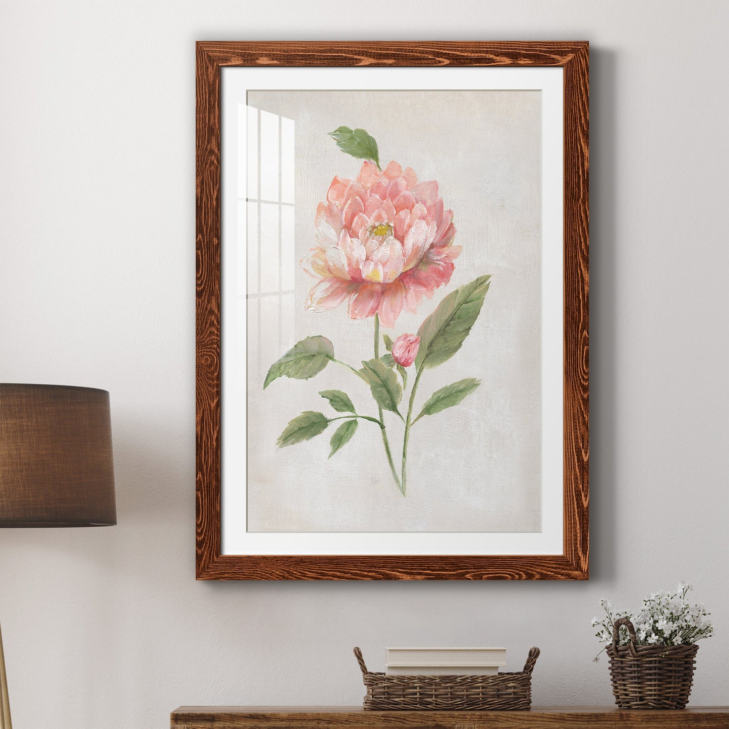 Grandiflora III - Premium Framed Print - Distressed Barnwood Frame - Ready to Hang