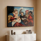 Mary and Child with Saints Stephen, Jerome and Maurice, c. 1510 - Floater Framed Canvas Print