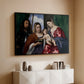Madonna and Child with Saints Dorothy and George, c. 1516 - Floater Framed Canvas Print