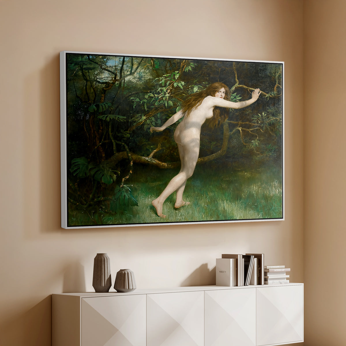 Eve, 1911 - Floater Framed Canvas Print