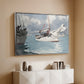 Fishing Boats, Key West, 1903 - Floater Framed Canvas Print