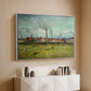 Factories at Clichy, 1887 - Floater Framed Canvas Print
