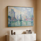 The Green Towers (Les tours vertes, la Rochelle), 1913 - Floater Framed Canvas Print