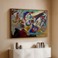 Fragment 2 for Composition VII, 1913 - Floater Framed Canvas Print