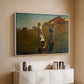 A Temperance Meeting, 1874 - Floater Framed Canvas Print