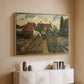 Garden of a Florist (The Flower Garden), 1864 - Floater Framed Canvas Print
