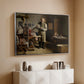 The Plate Printer, 1875 - Floater Framed Canvas Print