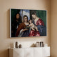 Madonna and Child with Saints Dorothy and George, c. 1516 - Floater Framed Canvas Print