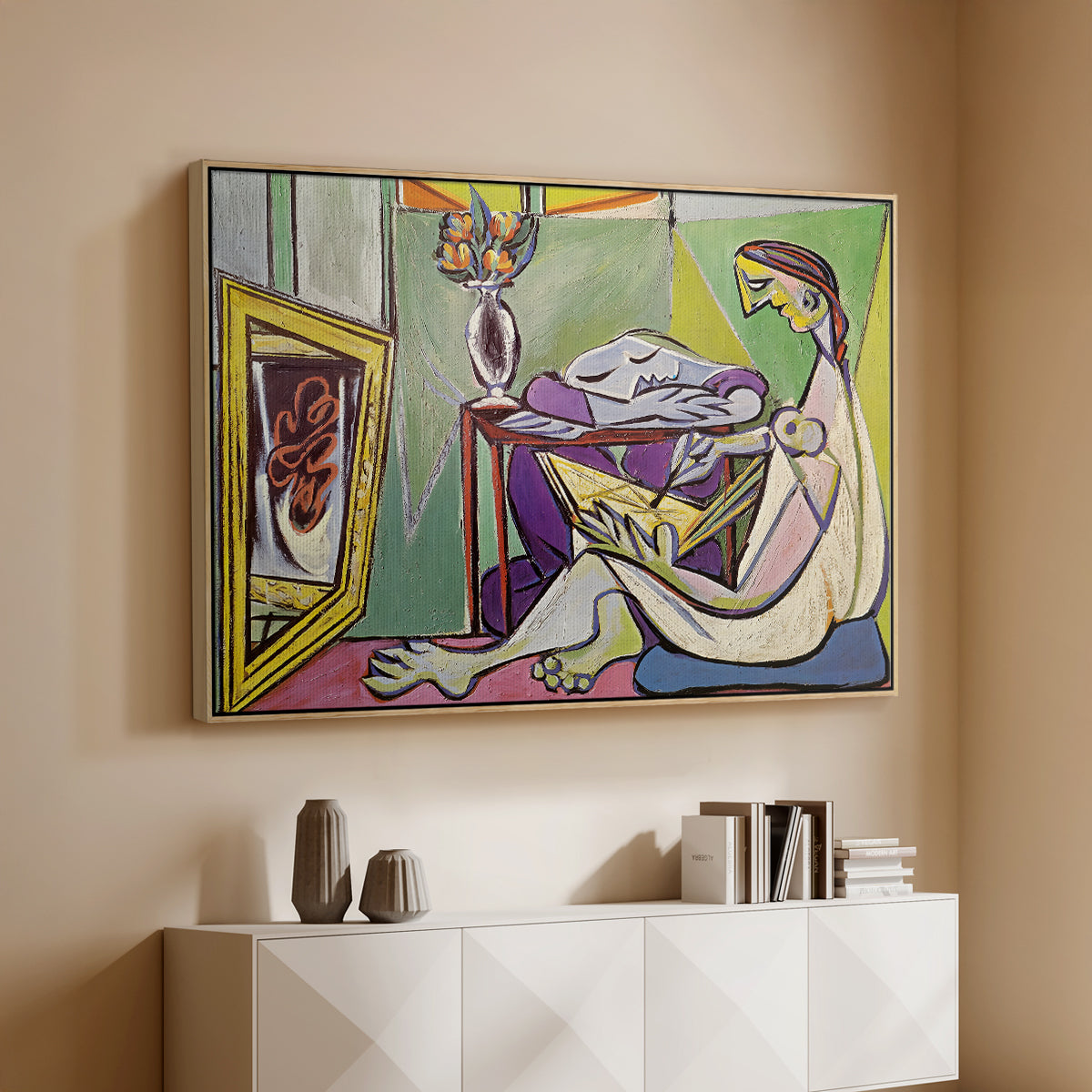 The Muse, 1935 - Floater Framed Canvas Print