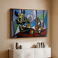 Still Life with Bull's Skull, 1939 - Floater Framed Canvas Print