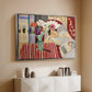Woman with Anemones (Femme et anémones), c. 1920-1921 - Floater Framed Canvas Print