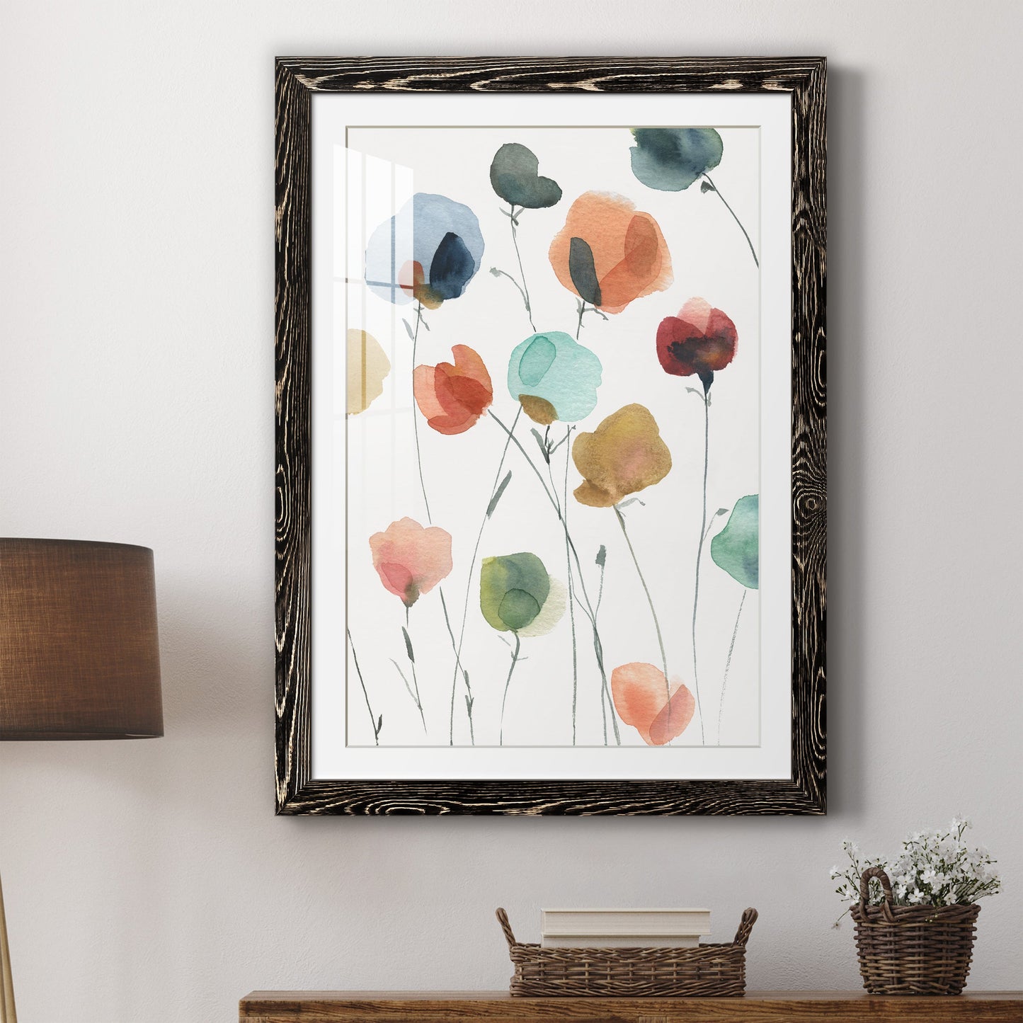 Lollipop Garden II - Premium Framed Print - Distressed Barnwood Frame - Ready to Hang