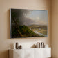 View from Mount Holyoke, Northampton, Massachusetts, after a Thunderstorm (Oxbow), 1836 - Floater Framed Canvas Print