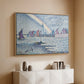 Entrance to the Port of Honfleur, 1899 - Floater Framed Canvas Print
