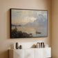 Traunsee, 1871 - Floater Framed Canvas Print