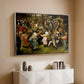 The Wedding Dance, c. 1566 - Floater Framed Canvas Print