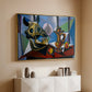 Still Life with Bull's Skull, 1939 - Floater Framed Canvas Print