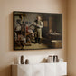 The Plate Printer, 1875 - Floater Framed Canvas Print