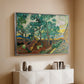 The Garden of Saint-Paul Hospital, 1889 - Floater Framed Canvas Print