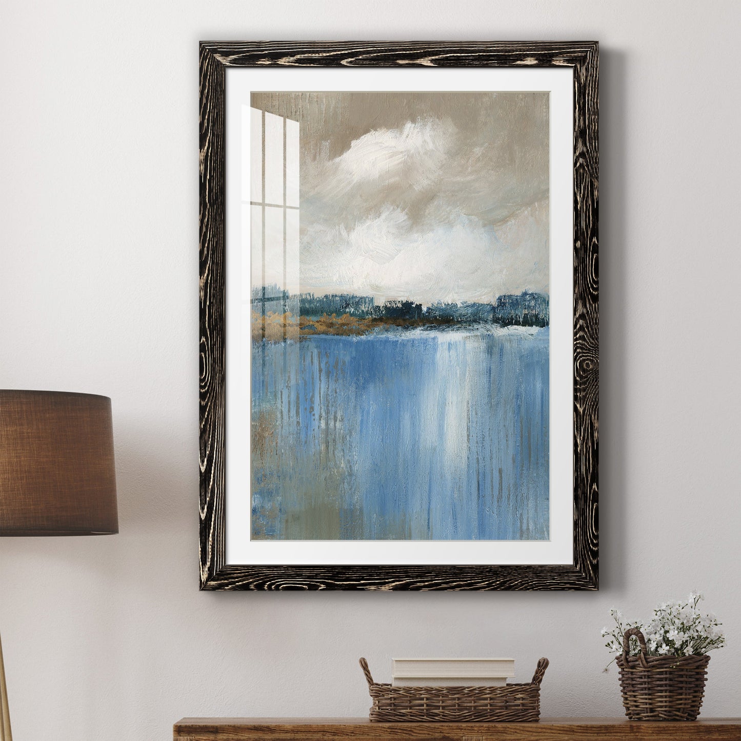 Wind and Water - Premium Framed Print - Distressed Barnwood Frame - Ready to Hang