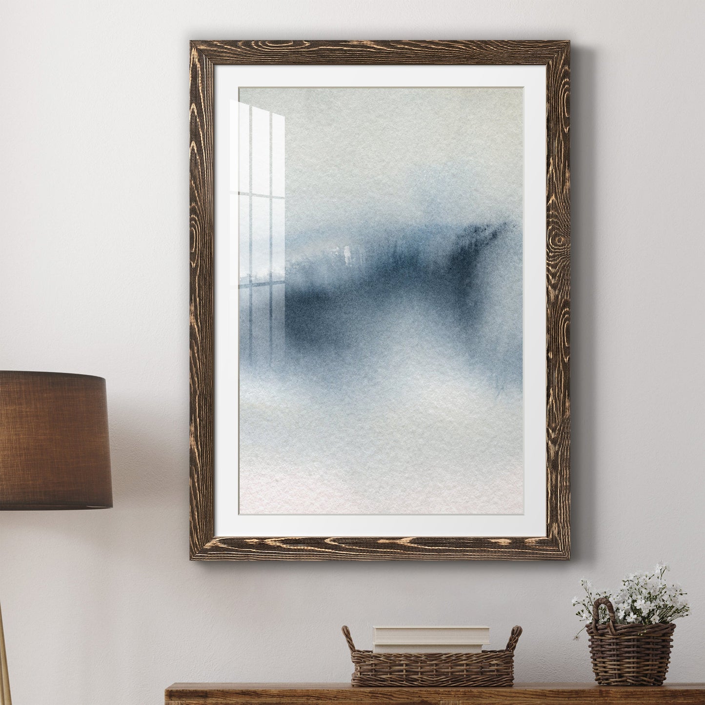 Summer Rain I - Premium Framed Print - Distressed Barnwood Frame - Ready to Hang