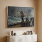 The Signal of Distress, c. 1896 - Floater Framed Canvas Print