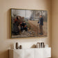 People by a Road, 1893 - Floater Framed Canvas Print