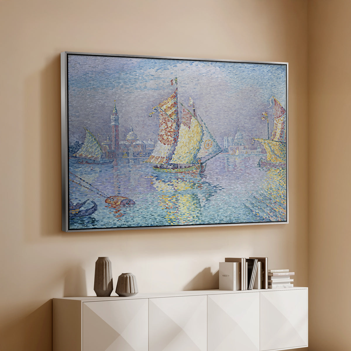 Venice, the Yellow Sail, 1904 - Floater Framed Canvas Print