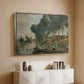 Landscape at Arleux-du-Nord, c. 1871-1874 - Floater Framed Canvas Print