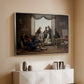 A Group of Danish Artists in Rome, 1837 - Floater Framed Canvas Print