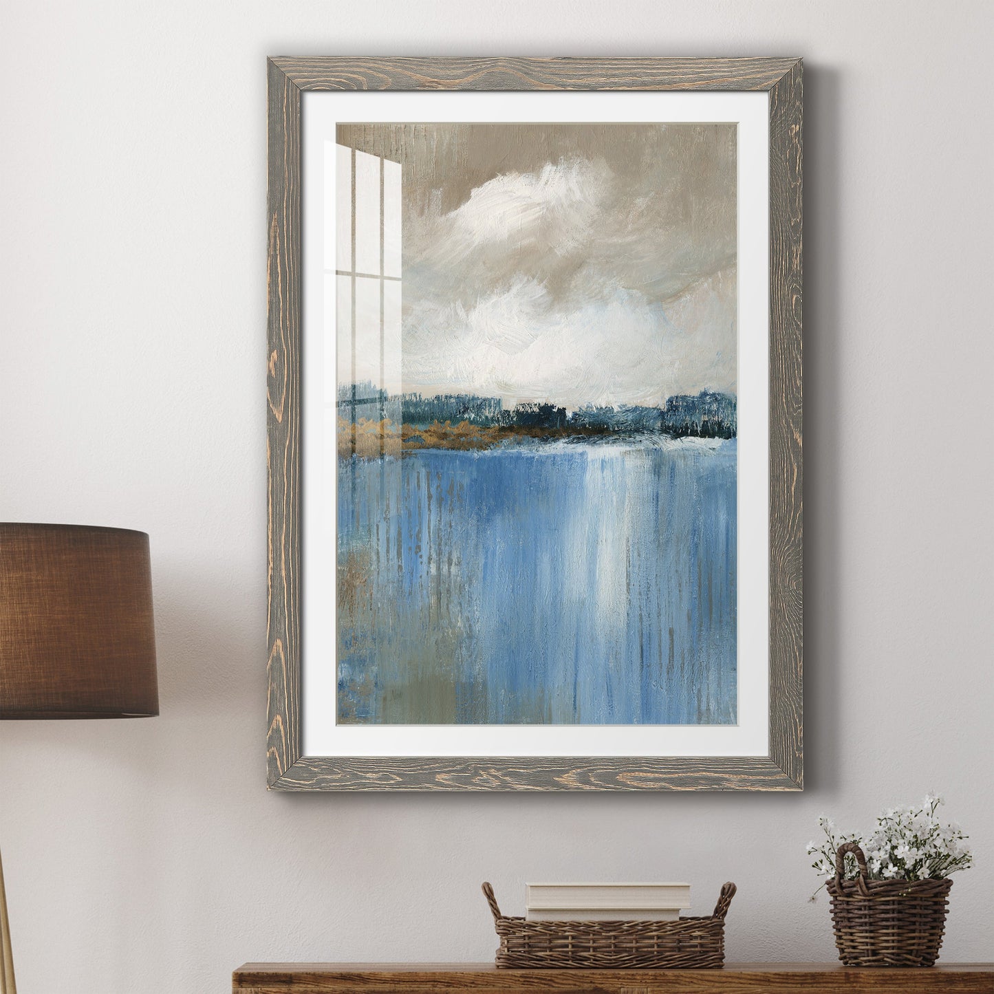 Wind and Water - Premium Framed Print - Distressed Barnwood Frame - Ready to Hang