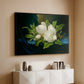 Giant Magnolias on a Blue Velvet Cloth, c. 1890 - Floater Framed Canvas Print