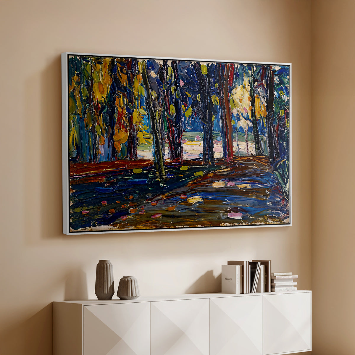 Autumn Study, 1908 - Floater Framed Canvas Print