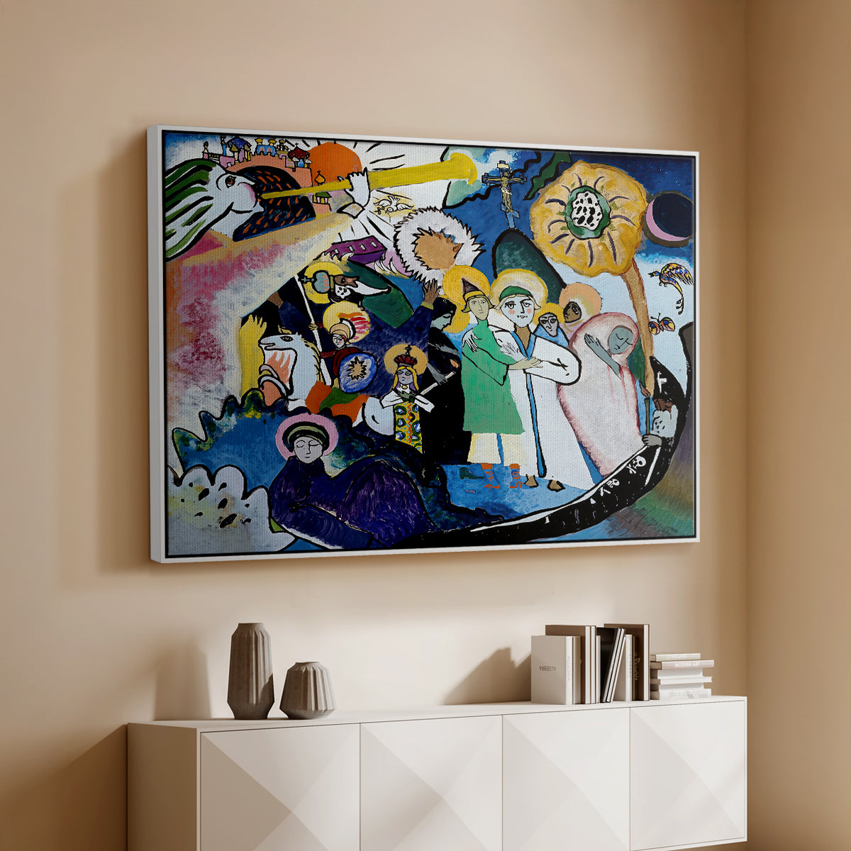 All Saints Day I, 1911 - Floater Framed Canvas Print